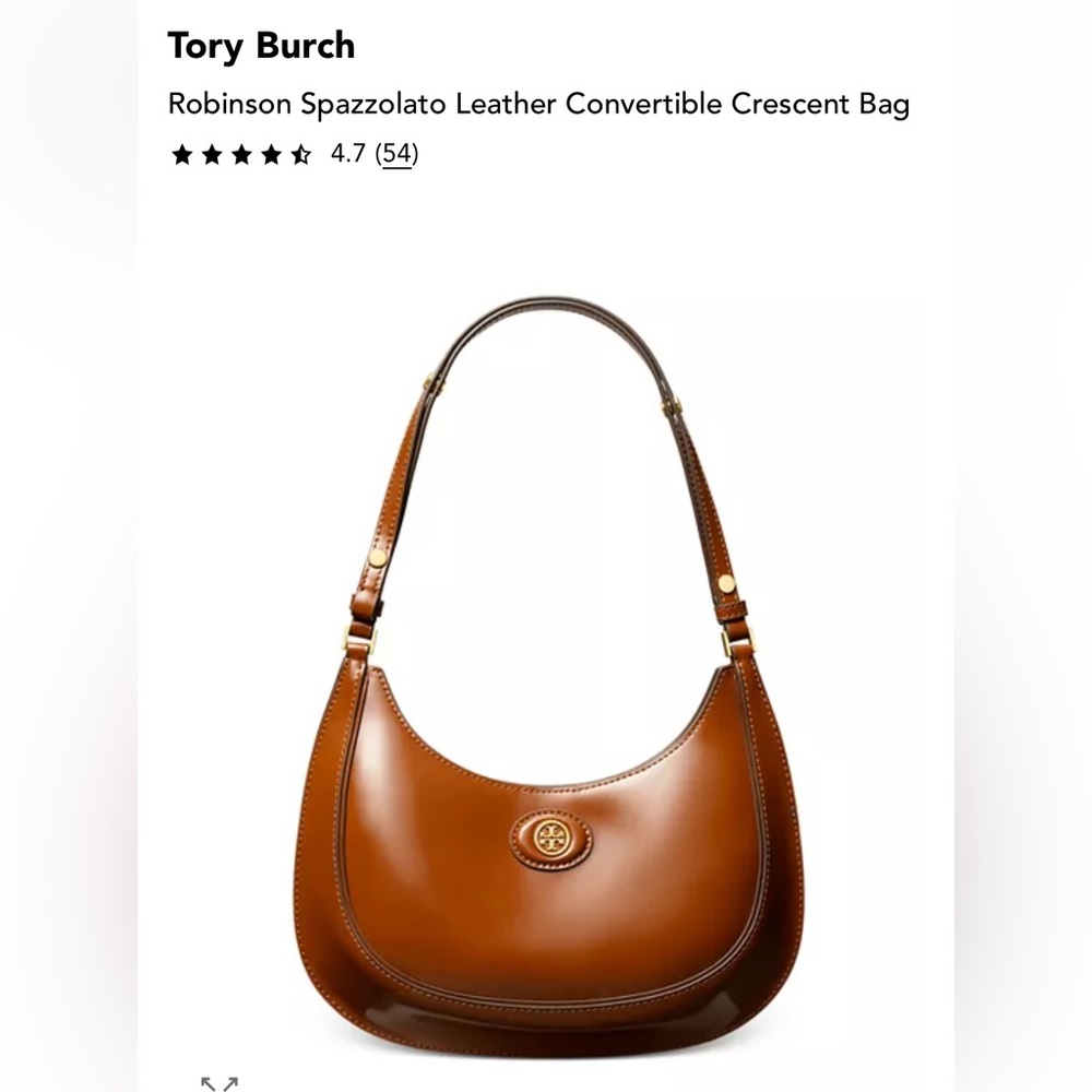 Tory Burch Tan Leather Shoulder Bag
